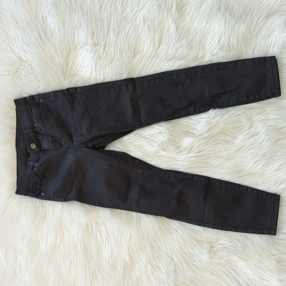 Topshop Black Matte skinny jeans